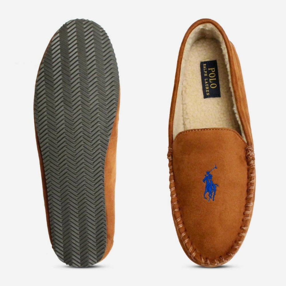 Polo Ralph Lauren Slippers House Shoes - Picture 2 of 5